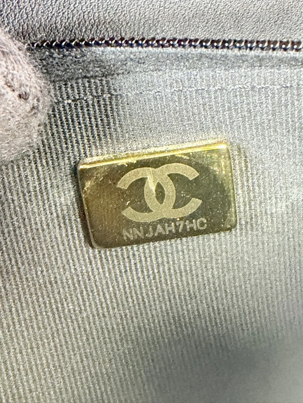 CHANEL Lambskin Quilted Enamel Coco Casino Wallet On Chain WOC Black
